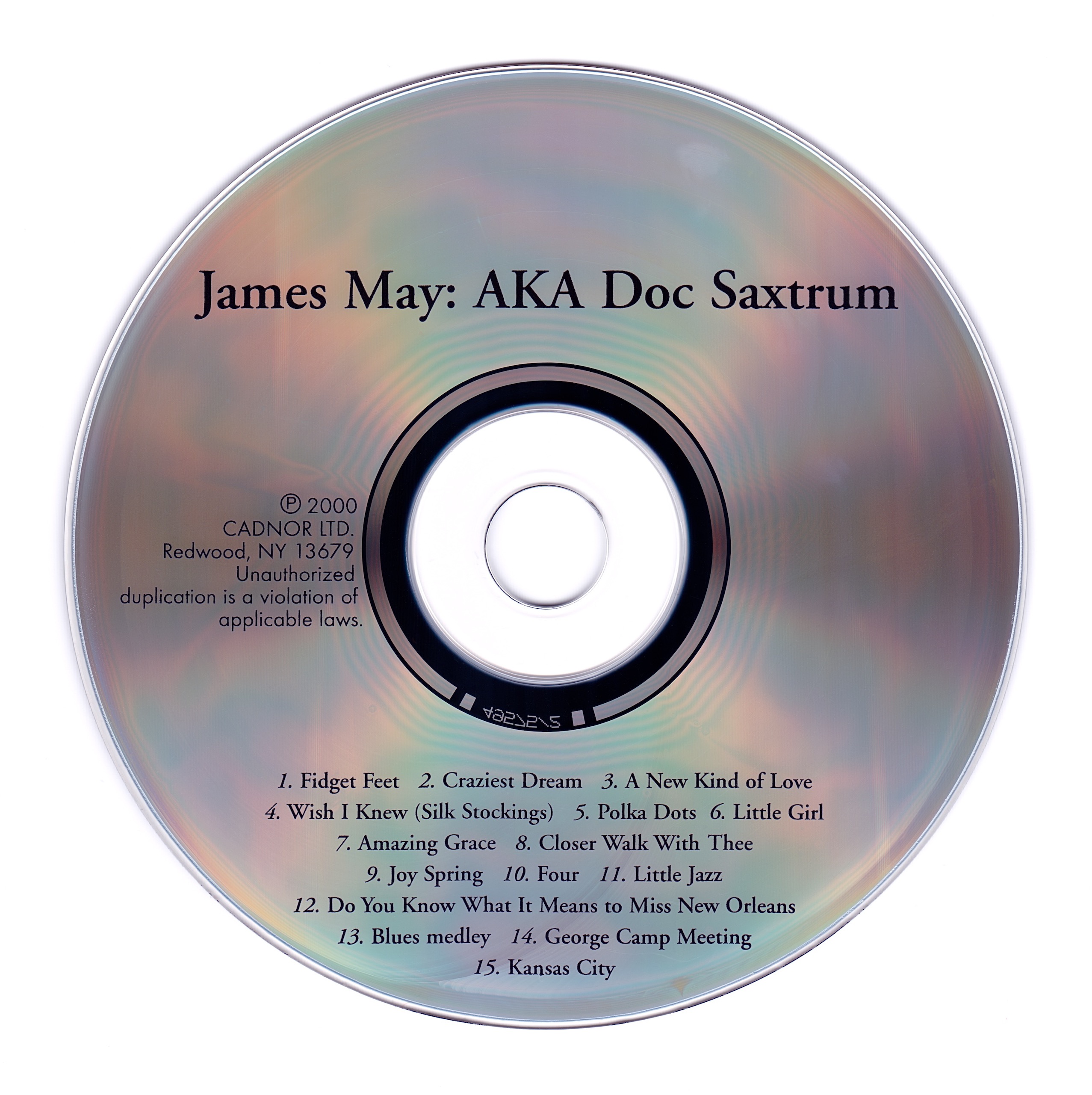 AKA DOC: THE ORAL HISTORY OF A NEW ORLEANS STREET MUSICIAN, Told by James May to Geoffrey Edwards and Ryan Edwards, Paperback Book-CD Edition Published by Cadence Jazz Books, Accompanying CD