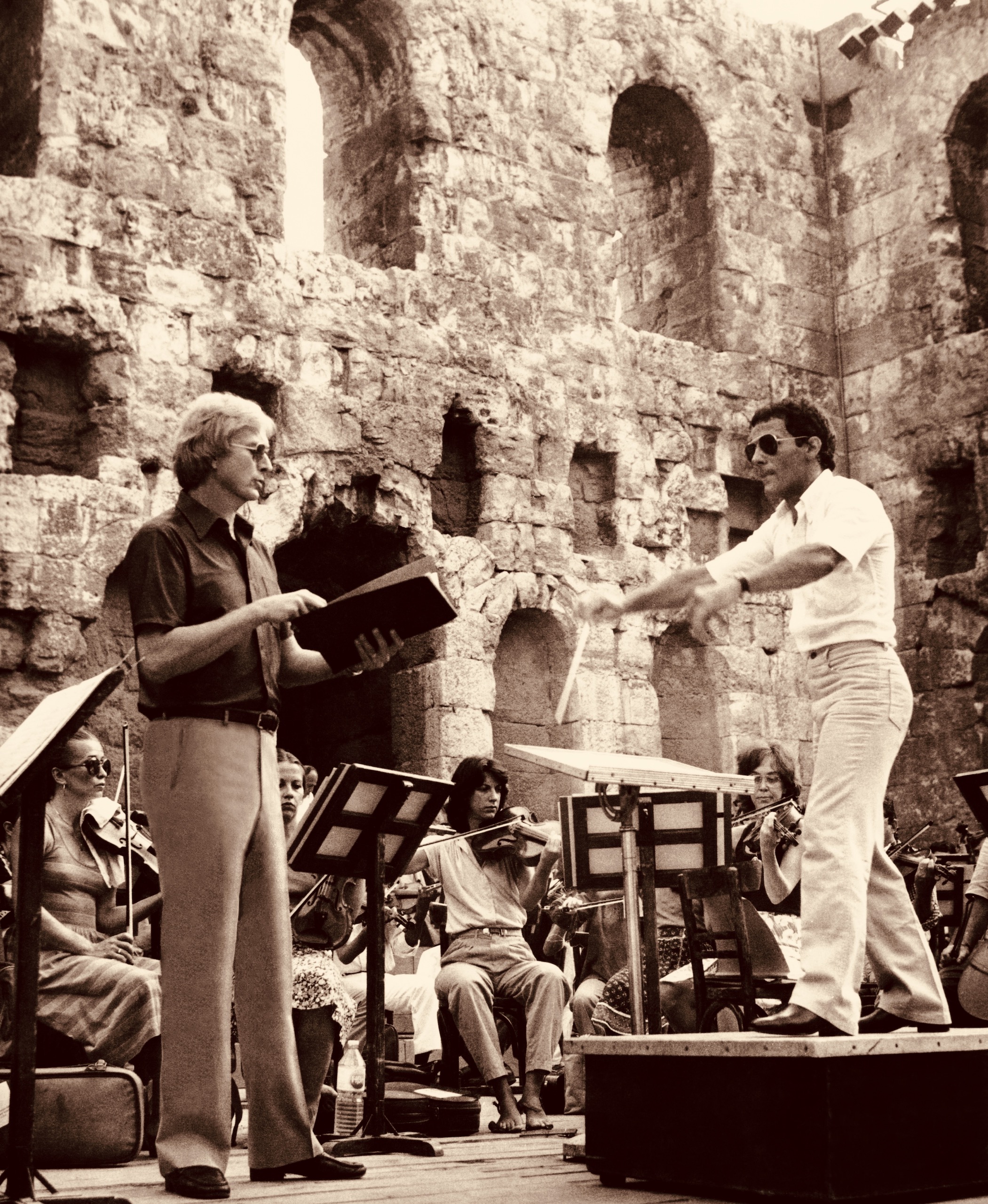 LIEDER EINES FAHRENDEN GESELLEN/SONGS OF A WAYFARER (Mahler), Athens Festival-Baritone Ryan Edwards, Conductor Stavros Xarhakos-Rehearsal Photo by United Fotoreporter