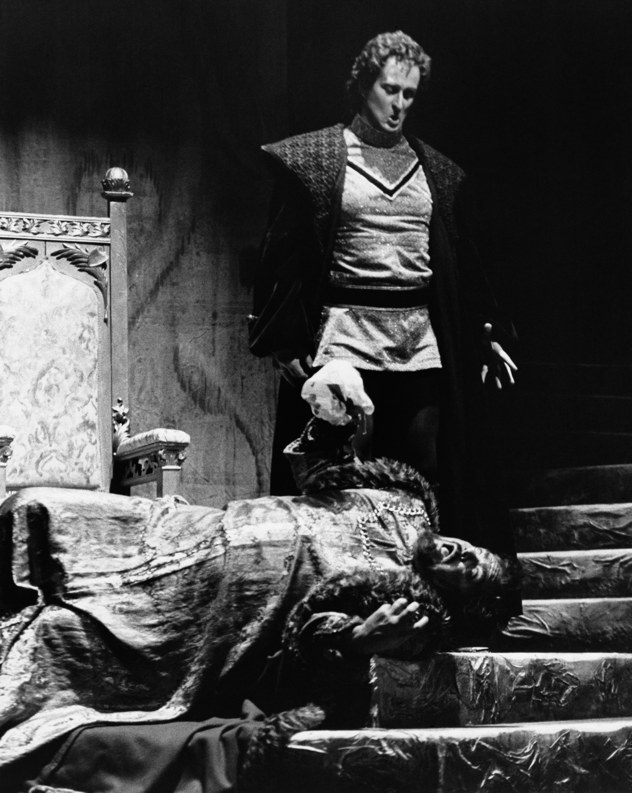 OTELLO (Verdi) Act III-Tenor Richard Cassilly as Otello, Baritone Ryan Edwards as Iago-Photo by Sandy Underwood