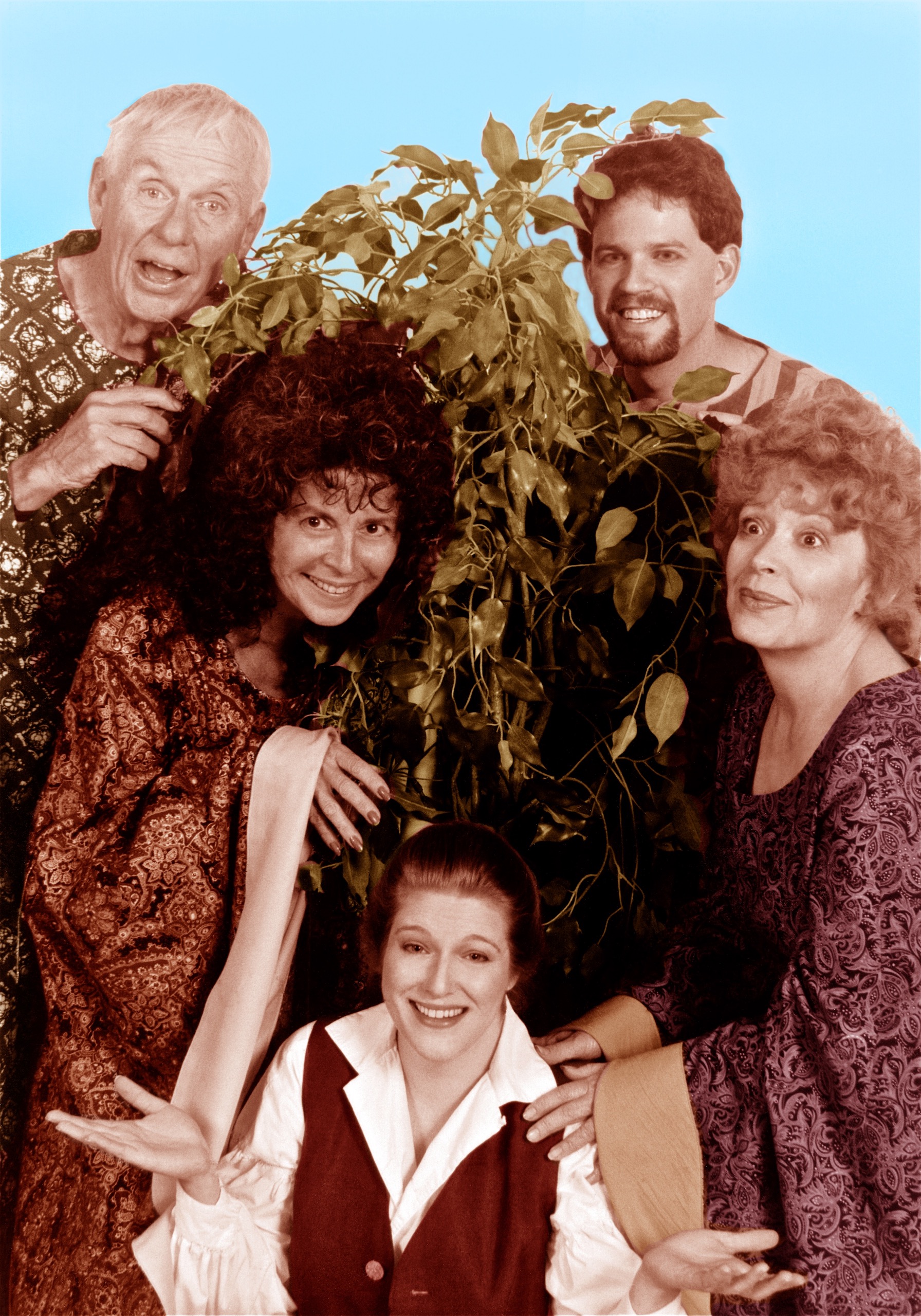 AS YOU LIKE IT (Shakespeare)-Larry Nelson as Adam, Joan Horsch as Duchess Fredericka, Rachel Martindale as Rosalind, Dan Callistein as Silvius, Jane McCarty as Duchess Senior-Marquee Theatre Company-Publicity Photo by Glenn Rippie 10