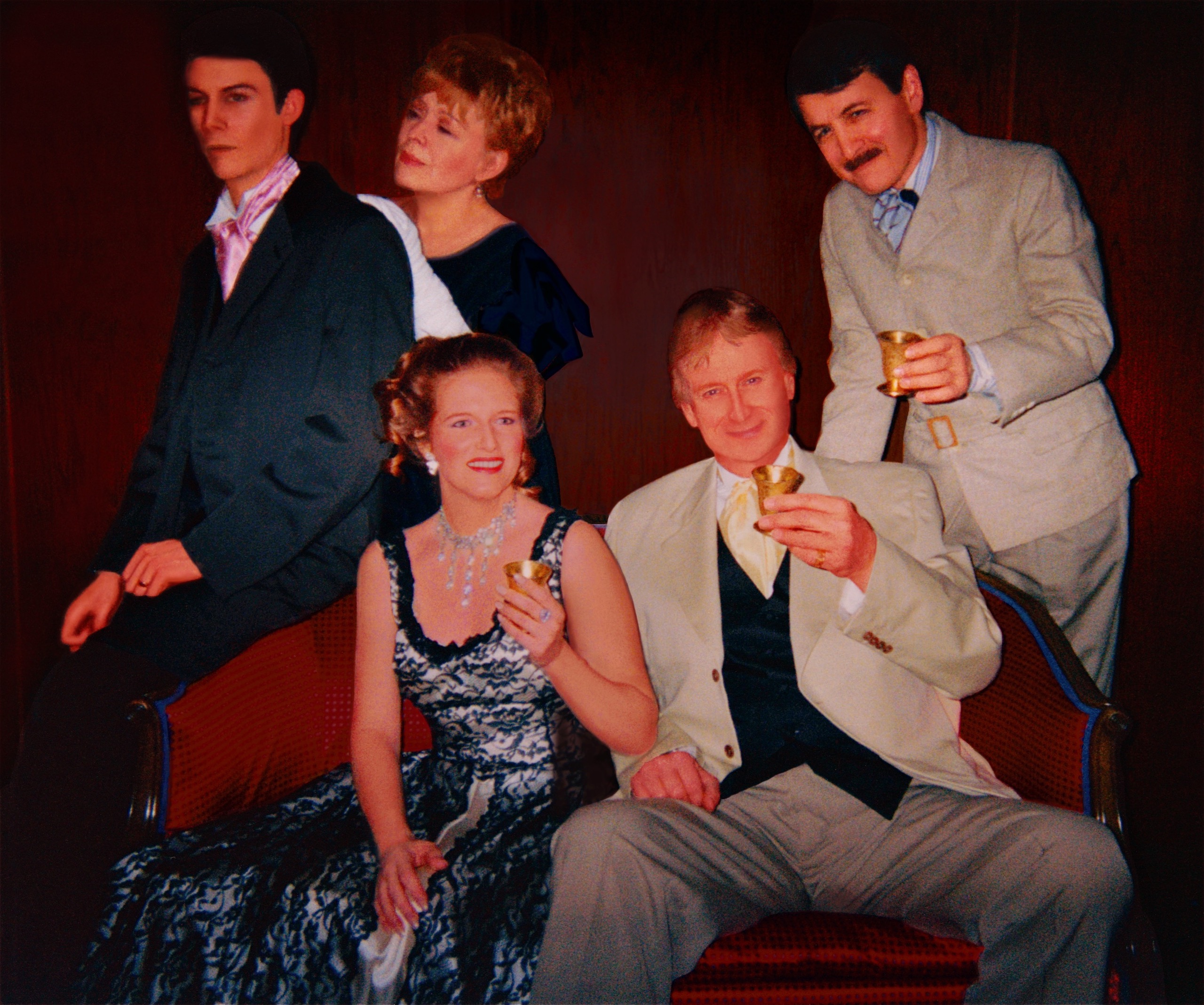 THE LITTLE FOXES (Hellman) Publicity Photo-Andrew Ludington, Jane McCarty, Rachel Martindale, Ryan Edwards, Stephen Fedo-Marquee Theatre Company 10