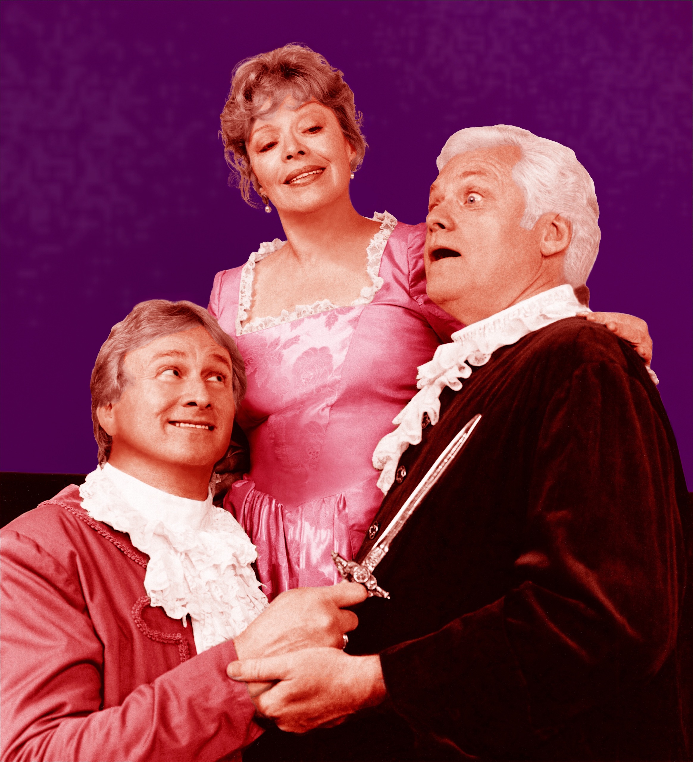 THE MARQUISE (Coward)-Ryan Edwards as Esteban, Jane McCarty as Eloise, Garvey MacLean as Raoul-Marquee Theatre Company-Publicity Photo by Rob Kent 10