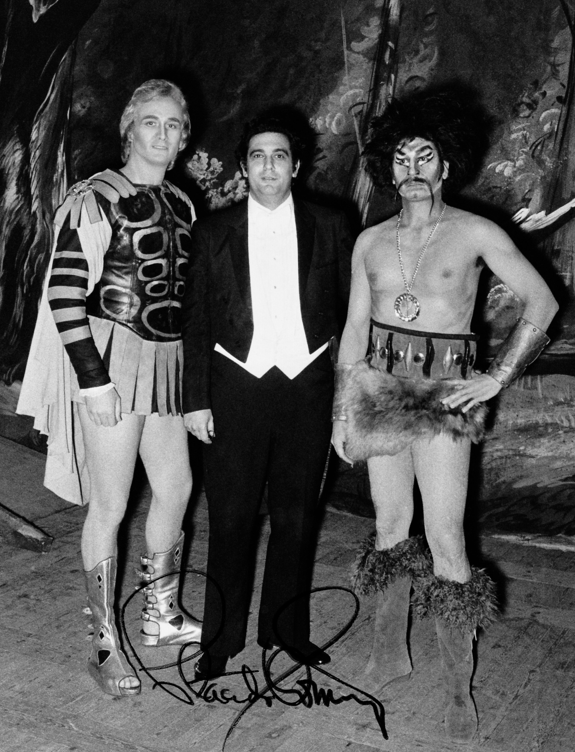 ATTILA (Verdi) Photo-Baritone Ryan Edwards as Ezio, Conductor Placido Domingo, Bass Justino Diaz as Attila