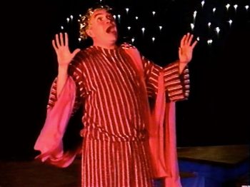 A FUNNY THING HAPPENED ON THE WAY TO THE FORUM (Sondheim-Shevelove-Gelbart) Photo-Marty Geraghty as Senex-Marquee Theatre Company 3