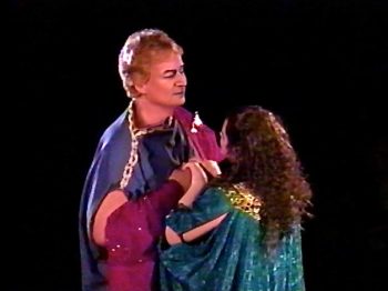 ANTONY AND CLEOPATRA (Shakespeare) Photo-Ryan Edwards as Mark Antony, Rachel Martindale as Cleopatra-Marquee Theatre 1