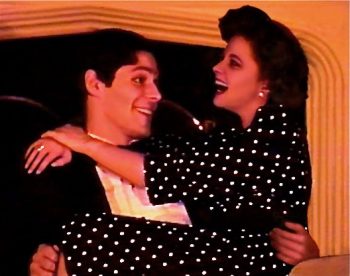 ARSENIC AND OLD LACE (Kesselring) Photo-Cory Willix as Mortimer Brewster, Lisa Murphy as Elaine Harper-Marquee Theatre Company 2