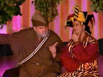 AS YOU LIKE IT (Shakespeare) Photo-Brian J McCartney as Corin, Joseph S Kaplan as Touchstone-Marquee Theatre Company 6