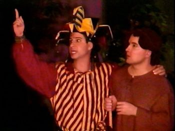 AS YOU LIKE IT (Shakespeare) Photo-Joseph S Kaplan as Touchstone, Terry McGoey as William-Marquee Theatre Company 8