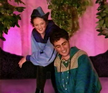 AS YOU LIKE IT (Shakespeare) Photo-Rachel Martindale as Rosalind, Paul Socrates Kaitson as Orlando-Marquee Theatre Company 9