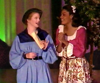 AS YOU LIKE IT (Shakespeare) Photo-Rachel Martindale as Rosalind, Rosalind Lee as Celia-Marquee Theatre Company 7
