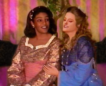 AS YOU LIKE IT (Shakespeare) Photo-Rosalind Lee as Celia, Rachel Martindale as Rosalind-Marquee Theatre Company 2