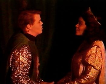 CAMELOT (Lerner and Loewe) Photo-Eric Perkins as Lancelot, Rosalind Lee as Guenevere-Marquee Theatre Company 6