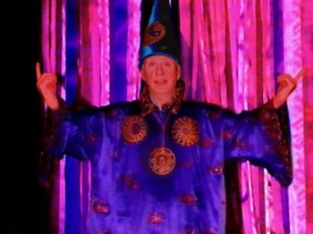 CAMELOT (Lerner and Loewe) Photo-Larry Nelson as Merlyn-Marquee Theatre Company 1
