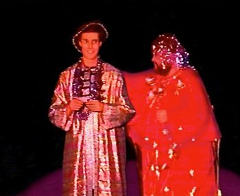 CHARLEY’S AUNT (Thomas) Photo-Geoffrey Edwards as Jack Chesney, David Fell as Charles Wykeham-Marquee Theatre Company 2