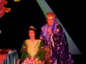 CHARLEY’S AUNT (Thomas) Photo-Julie Distenfield as Ela Delahay, Kathleen Hugo as Donna Lucia-Marquee Theatre Company 5