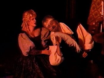 CYRANO DE BERGERAC (Adapted from Rostand by Geoffrey Edwards) Photo-Rachel Martindale as Roxane, Ryan Edwards as Cyrano-Marquee Theatre Company 9