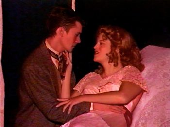 LA DAME AUX CAMELIAS (Adapted from Dumas, fils, by Geoffrey Edwards) Photo-Andrew Ludington as Armand Duval, Rachel Martindale as Marguerite Gautier-Marquee Theatre Company 10