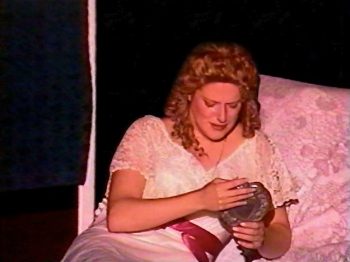 LA DAME AUX CAMELIAS (Adapted from Dumas, fils, by Geoffrey Edwards) Photo-Rachel Martindale as Marguerite Gautier-Marquee Theatre Company 8