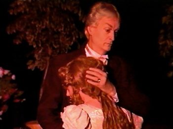 LA DAME AUX CAMELIAS (Adapted from Dumas, fils, by Geoffrey Edwards) Photo-Ryan Edwards as Georges Duval, Rachel Martindale as Marguerite Gautier-Marquee Theatre Company 5