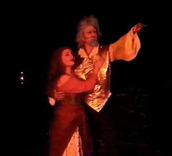 MAN OF LA MANCHA (Wasserman-Leigh-Darion) Photo-Roberta Mulder as Aldonza, Ryan Edwards as Don Quixote-Marquee Theatre Company 8