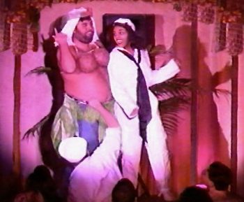 SOUTH PACIFIC (Rodgers and Hammerstein) Photo-David Fell as Luther Billis, Rosalind Lee as Nellie Forbush-Marquee Theatre Company 6