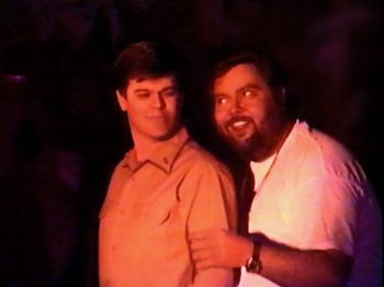 SOUTH PACIFIC (Rodgers and Hammerstein) Photo-Eric Perkins as Lt Cable, David Fell as Luther Billis-Marquee Theatre Company 3