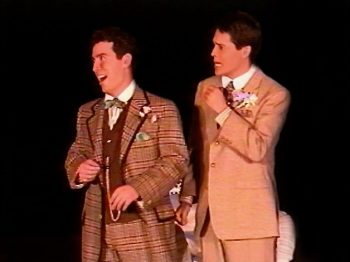 THE IMPORTANCE OF BEING EARNEST (Wilde) Photo-Sean Patrick Hargadon as Algernon Moncrieff, W Grahame Rush as Jack Worthing-Marquee Theatre Company 9