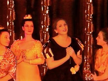 THE KING AND I (Rodgers and Hammerstein) Photo-Roberta Mulder as Anna Leonowens, Jennifer Lynn Black, Julie Distenfield, Kelly Moran-Marquee Theatre Company 1