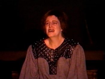 THE LARK (Adapted from Anouilh by Lillian Hellman) Photo-Rachel Martindale as Joan of Arc-Marquee Theatre Company 10