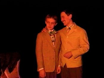 THE LITTLE FOXES (Hellman) Photo-Michael Marcinkowski as Leo Hubbard, Stephen Fedo as Oscar Hubbard-Marquee Theatre Company 3