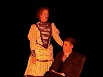 THE LITTLE FOXES (Hellman) Photo-Rachel Martindale as Regina Giddens, Andrew Ludington as Horace Giddens-Marquee Theatre Company 6