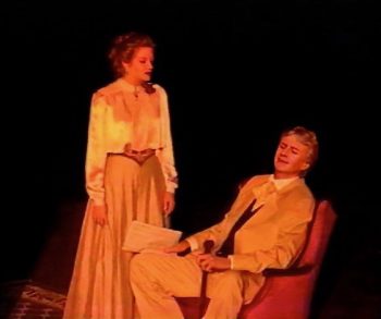 THE LITTLE FOXES (Hellman) Photo-Rachel Martindale as Regina Giddens, Ryan Edwards as Ben Hubbard-Marquee Theatre Company 4