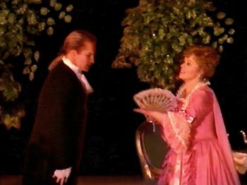 THE MARQUISE (Coward) Photo-Jay Apking as Jacques, Jane McCarty as Eloise-Marquee Theatre Company 2