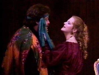 THE MISANTHROPE (Adapted from Moliere by Richard Wilbur) Photo-David Fell as Oronte, Rachel Martindale as Celimene-Marquee Theatre Company 7